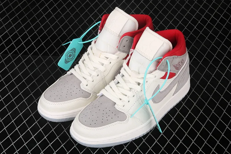 All categories Air Jordan Jordan series basketball shoes Air Jordan 1 Mid SNS x Air Jordan 1 Mid Prm AJ1 Joe 1 joint rookie mid-top basketball shoes CT3443-100